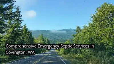 Comprehensive Emergency Septic Services in Covington, WA