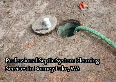 Professional Septic System Cleaning Services in Bonney Lake, WA