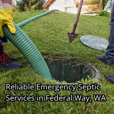 Reliable Emergency Septic Services in Federal Way, WA