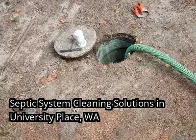 Septic System Cleaning Solutions in University Place, WA