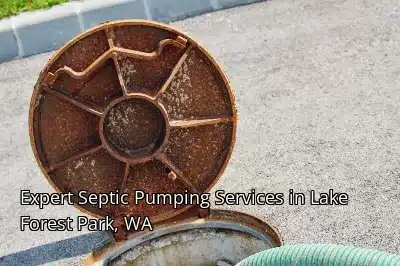 Expert Septic Pumping Services in Lake Forest Park, WA
